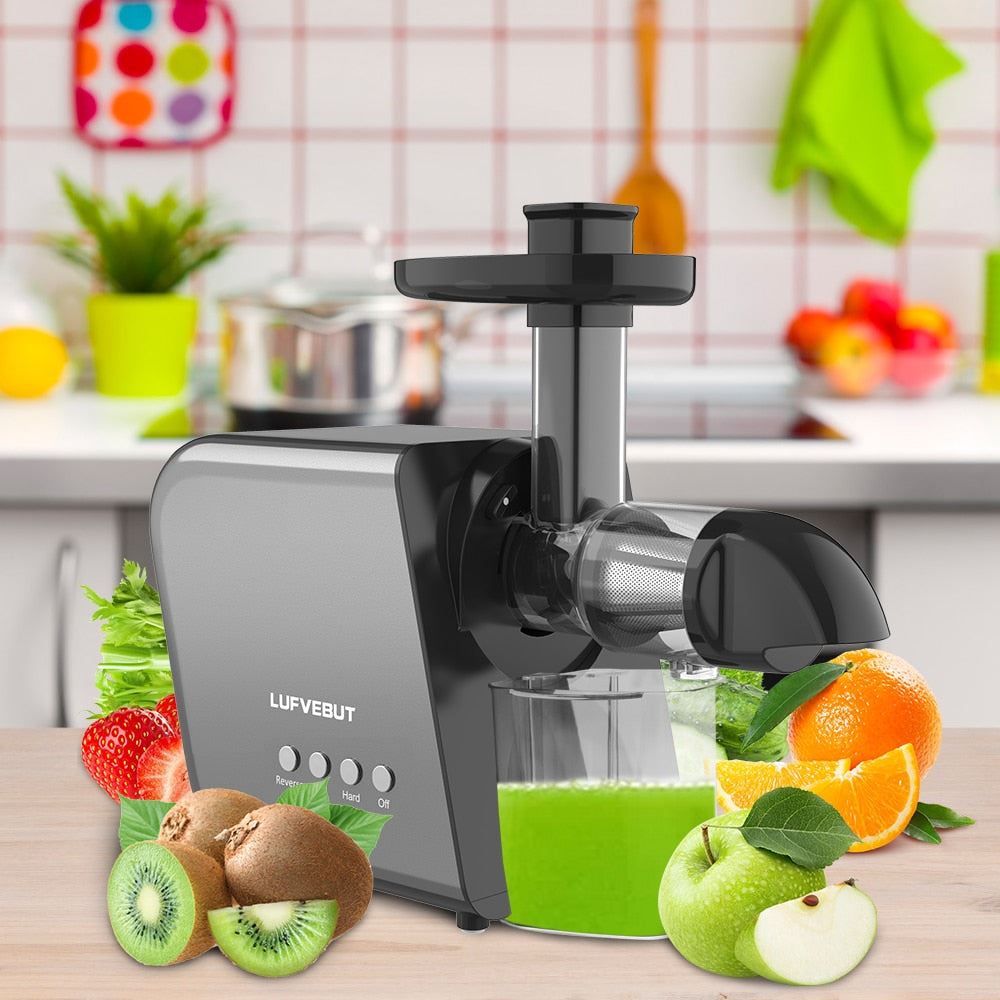 Juicer Electric High Nutrition Vegetables And Fruits Slow Blender Soft And Hard Modes
