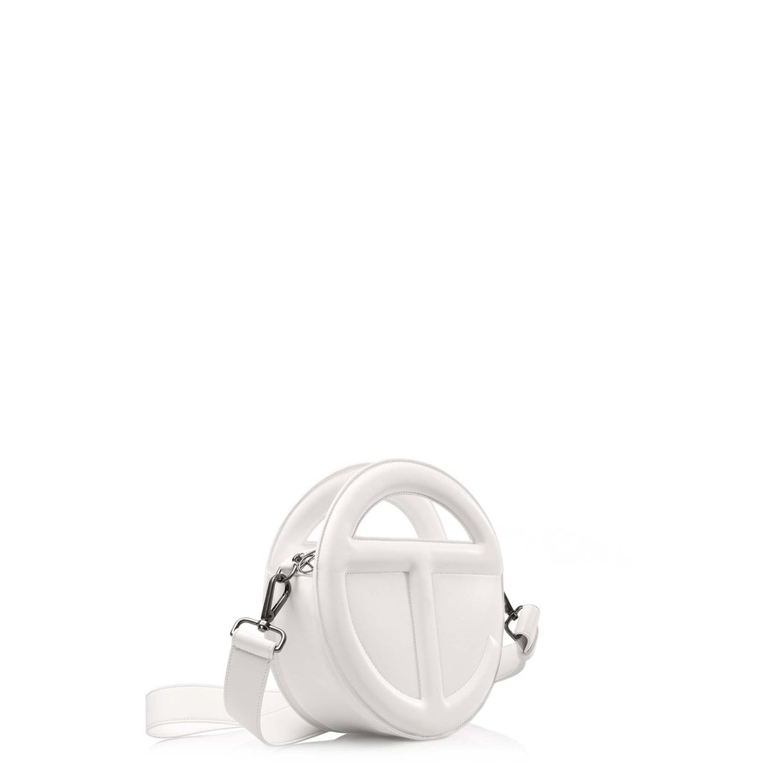 Round Telfar Circle Bag - White