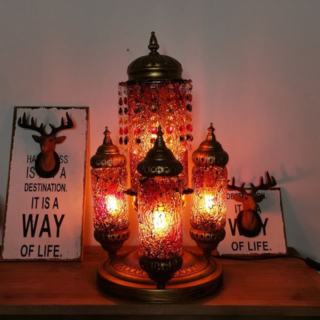 Tiffany Stained Glass Table Lamp Living Room Bedroom Cafe Restaurant Bar Table Lamp