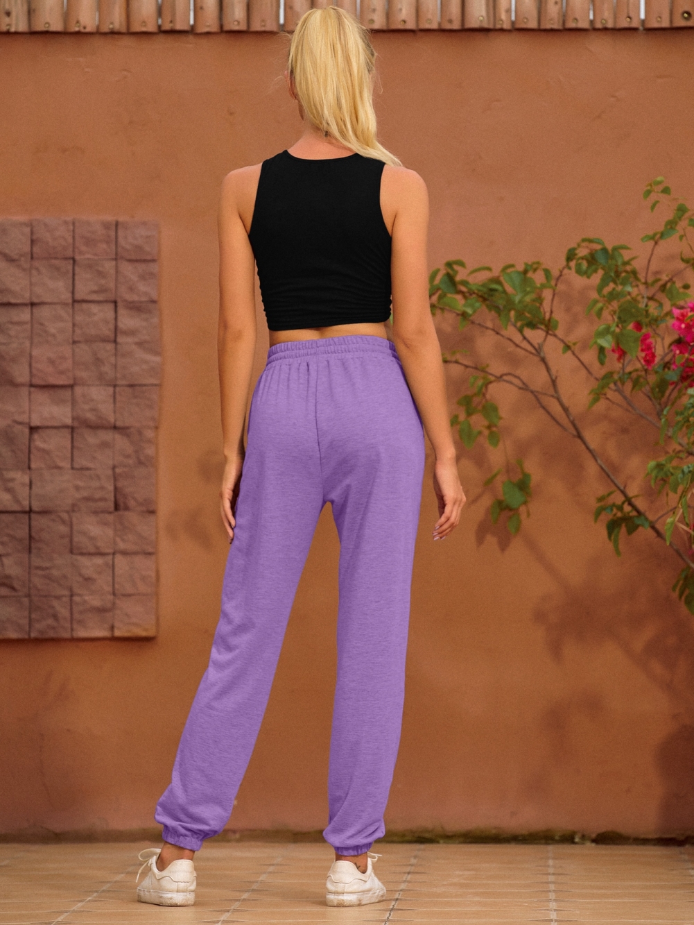 Summer Drawstrings Regular Pants