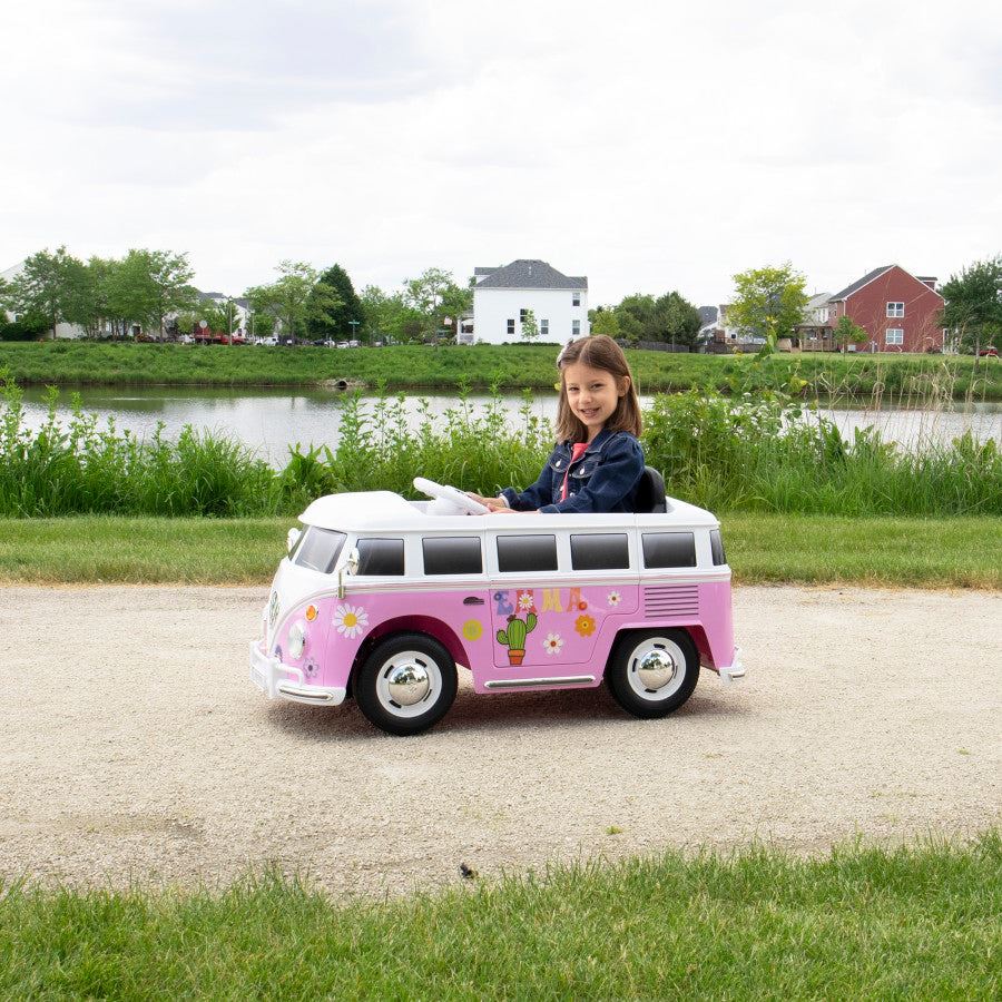 VW Bus 6-Volt Battery Ride-On Vehicle