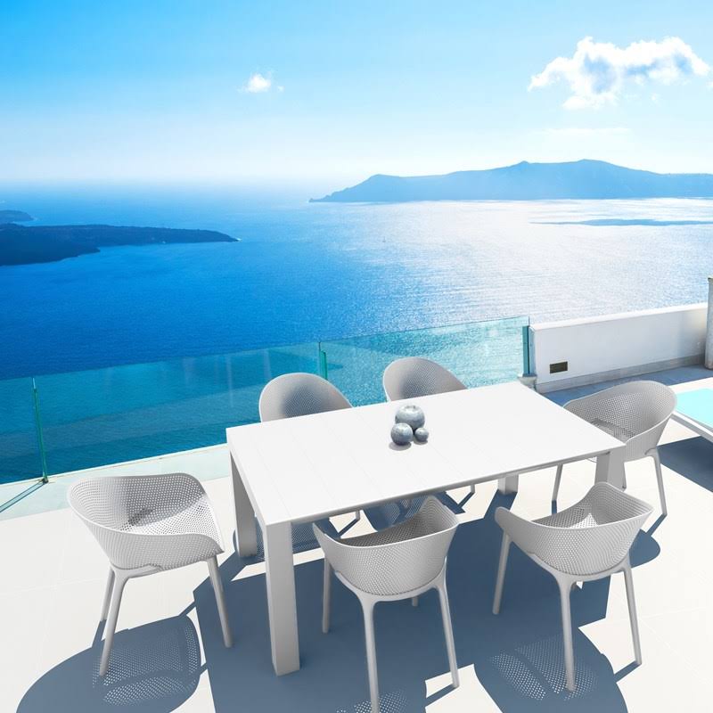 Compamia Vegas Extendable Dining Table - White