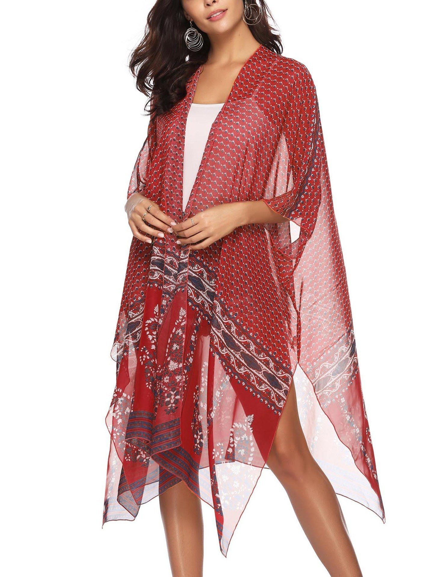 Casual Loose Sunscreen Printing Cardigan