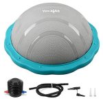 Yes4All Premium Half Ball Balance Trainer/Half Balance Ball Trainer – Gray/Teal)