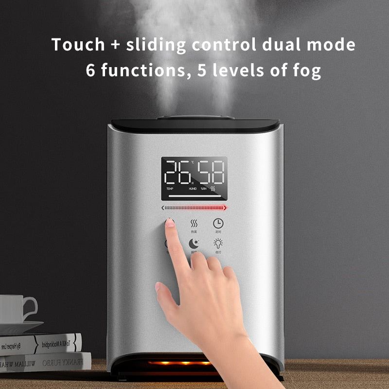 5L Humidifier Warm And Cold Dual Purpose Air Humidifier With 400mL/h Bedroom & Living Room
