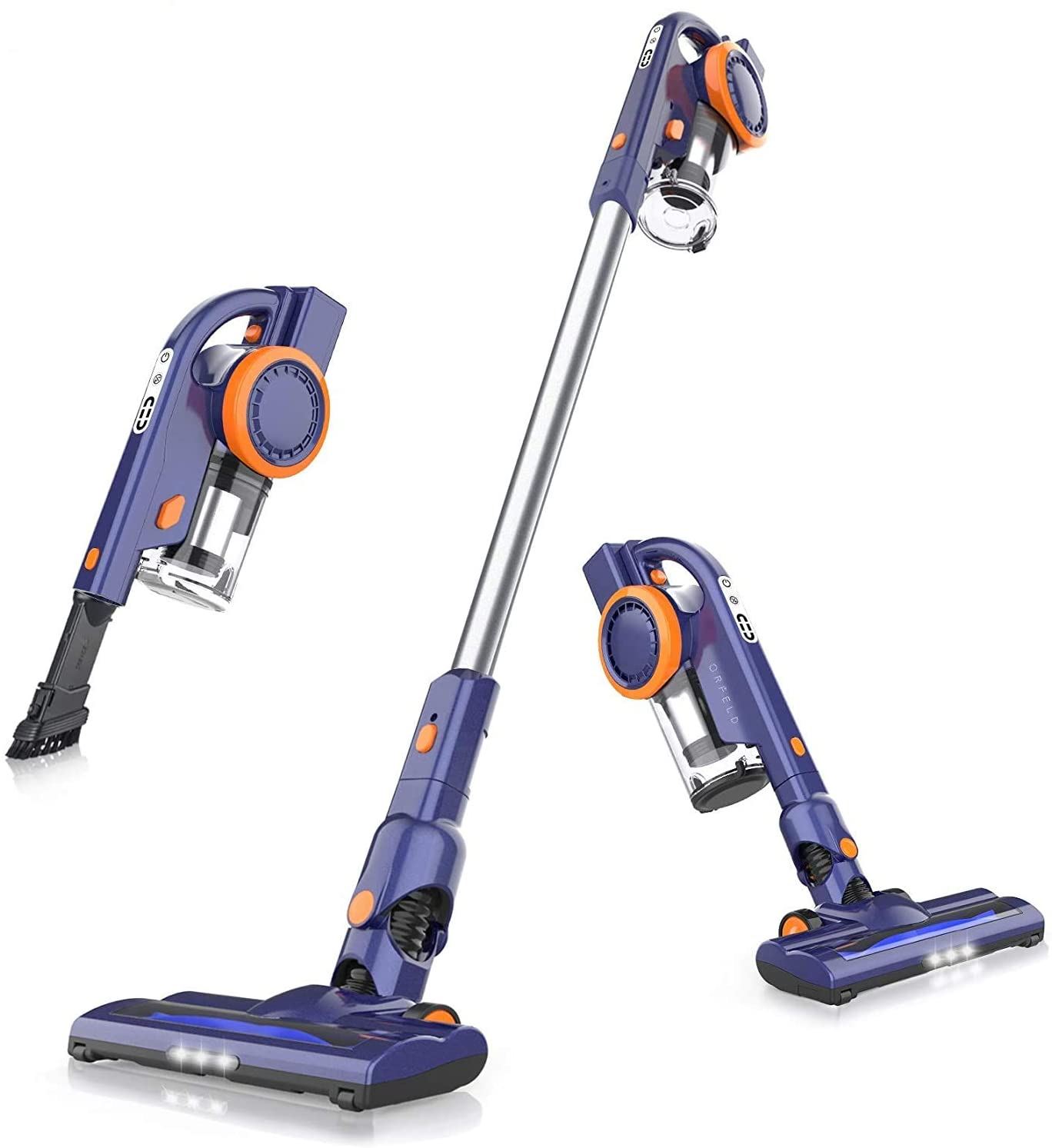 Cordless Stick Vacuum, 18000pa  4-IN-1 Vacuum w/Long Lasting Runtime of 50mins.