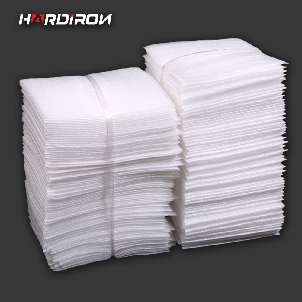 HARDIRON White PEP Packaging Bags Pearl Cotton Padded Ship Pouches Shockproof Package Material Polyethylene Foamed Bags