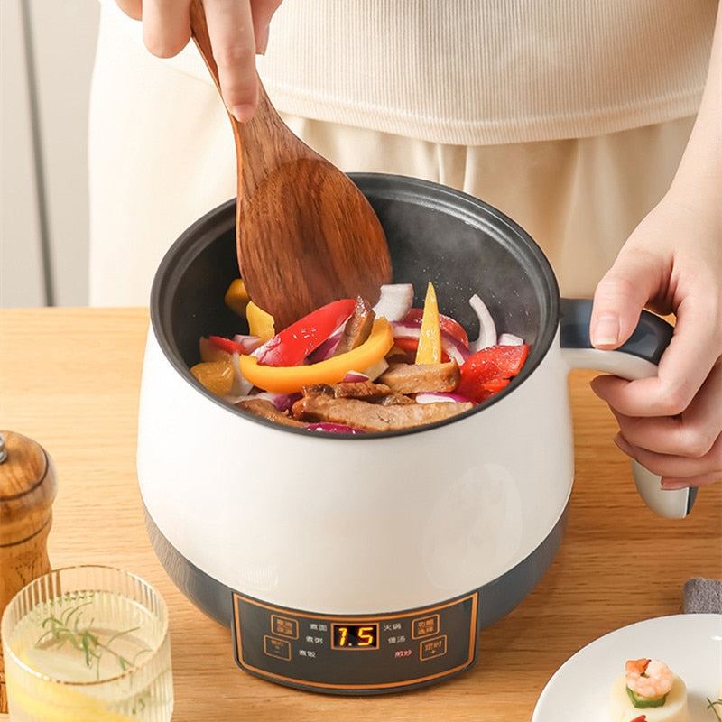 Multicooker Electric Cooking Pot 1-2 People Small Rice Cooker Household Hot Pot Electric Steamer Non-stick