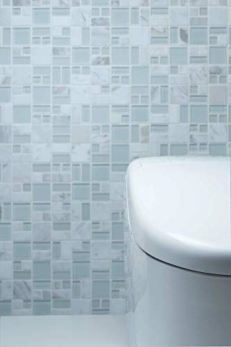 Toilet with Intergeated Bidet Seat and EWATER Beige-MS988CUMFG