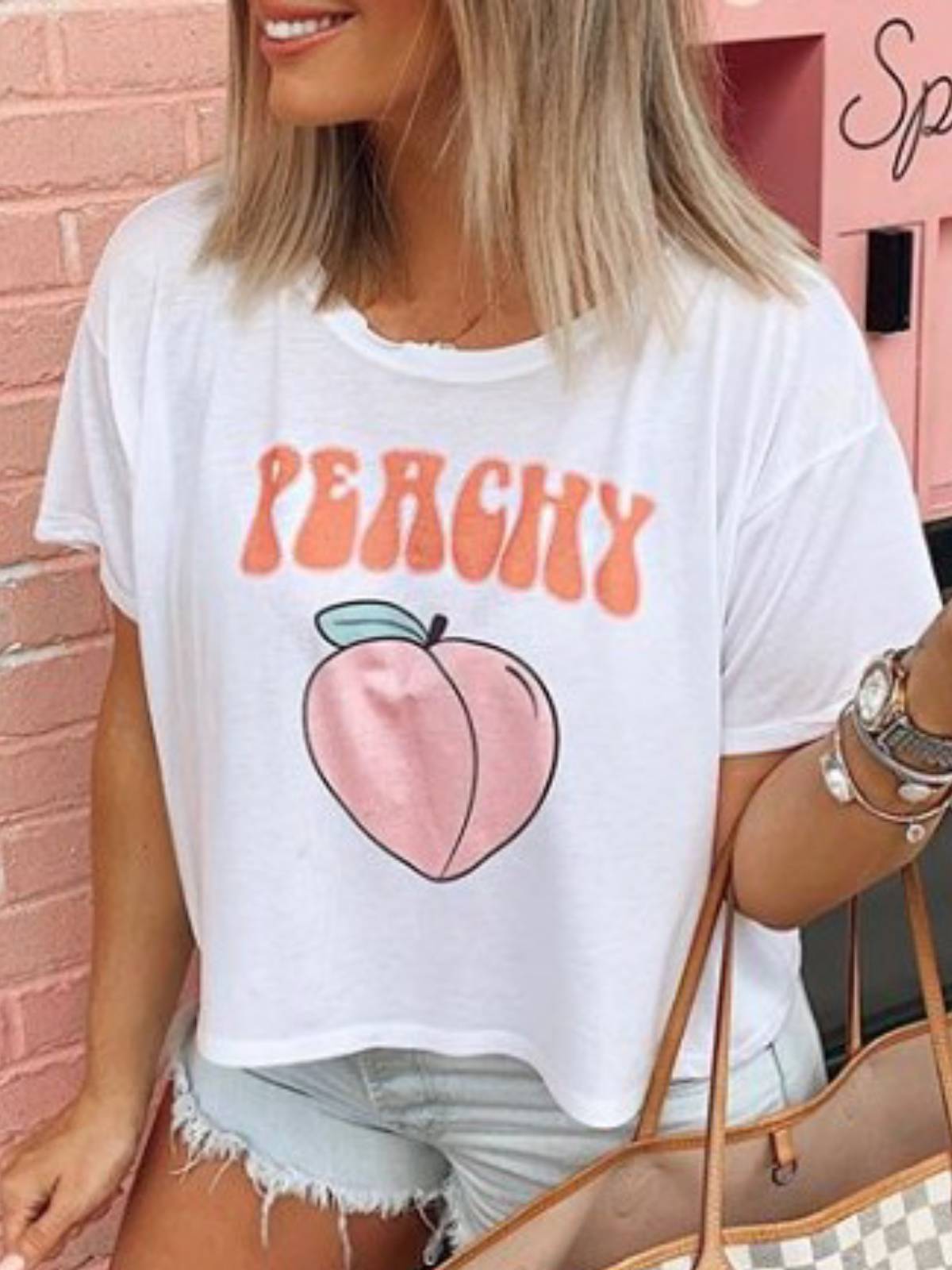 White Casual Cotton-Blend Shirts & Tops