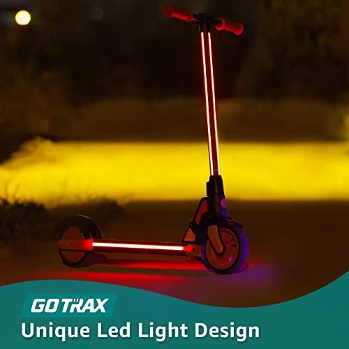 Max 7 Miles Range and 7.5mph Speed, 6′�?Wheel and Unique Led Light Design