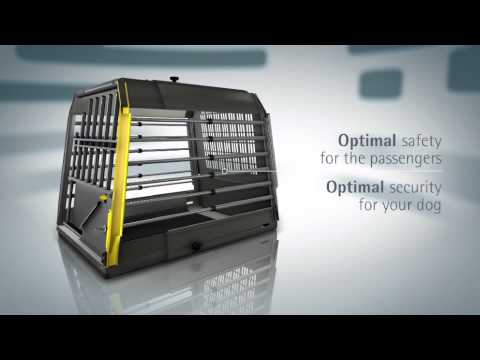 4x4 North America MIM Safe VarioCage Double - Crash tested Dog Transport Kennel, Adjustable