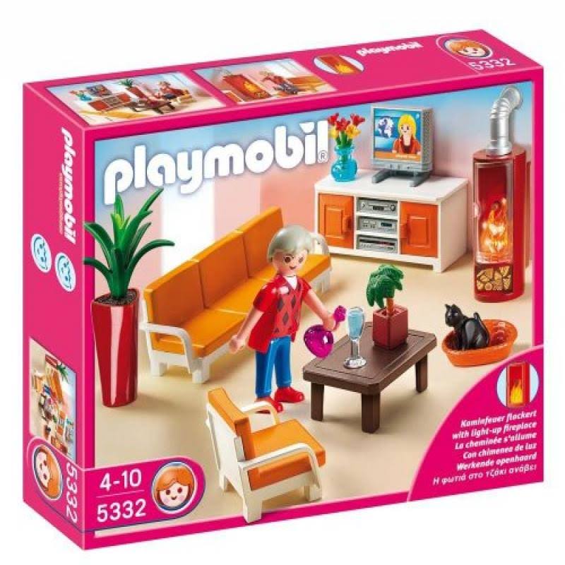 Playmobil Comfortable Living Room, White