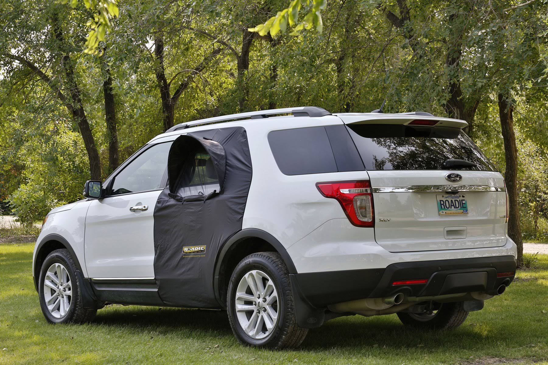 Roadie The Overnighter SUV Window Tent - with Screen and Retractable Canopy