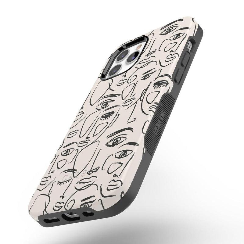 We're All Human | Minimal Face Art Case