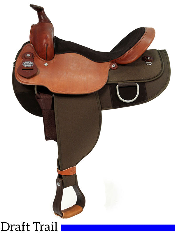 16  17  Fabtron Draft Horse Saddle 7182 7184