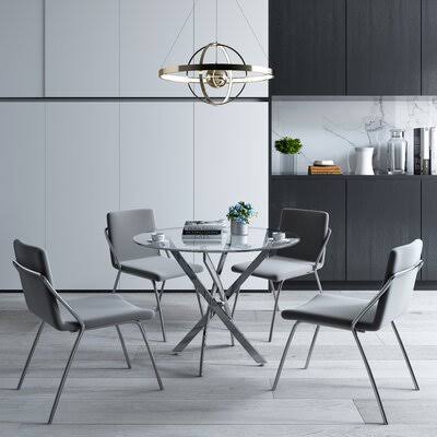 Yaqub Dining Table Mercer41 Base Color: Tant Black