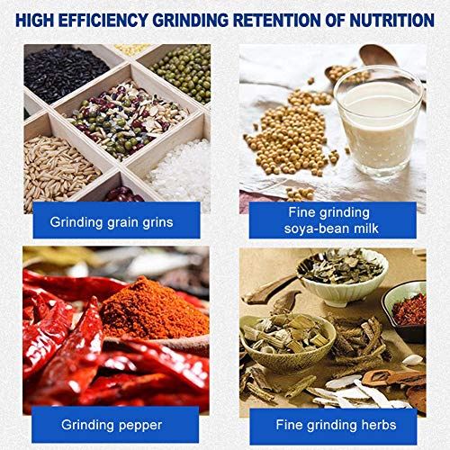 Electric Mill Grinder 110V 3000W, Commercial Electric Feed Mill Dry Grinder