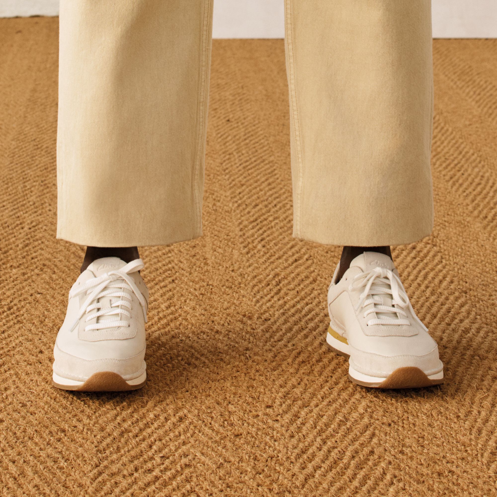 Men  Craft Run Lace White Combi