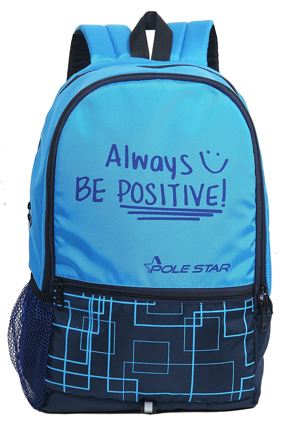 POLE STAR Hero Polyester 32L Sky & Navy Blue Casual Backpack