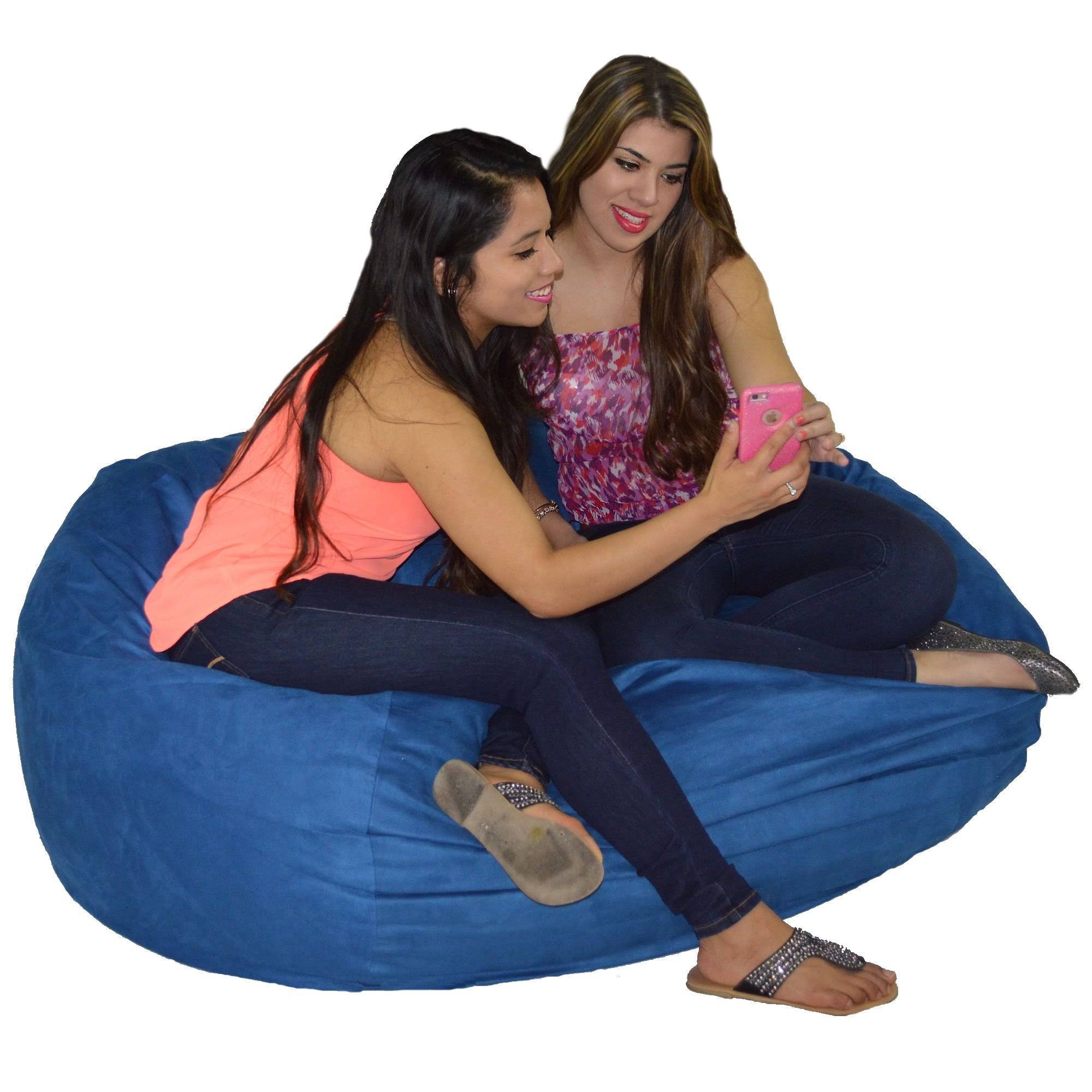 Cozy Sack, LG-CBB-ROYAL, Large Premium Foam Bean Bag Chair, Royal
