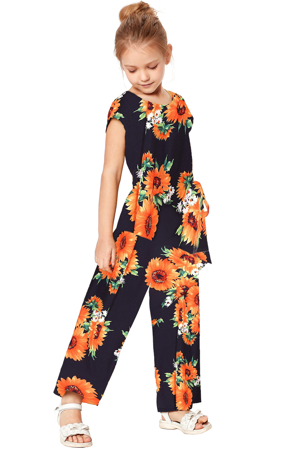 Blue Sunflower Jumpsuit