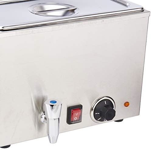 3 Commercial Grade Stainless Steel Bain Marie Buffet Food Warmer