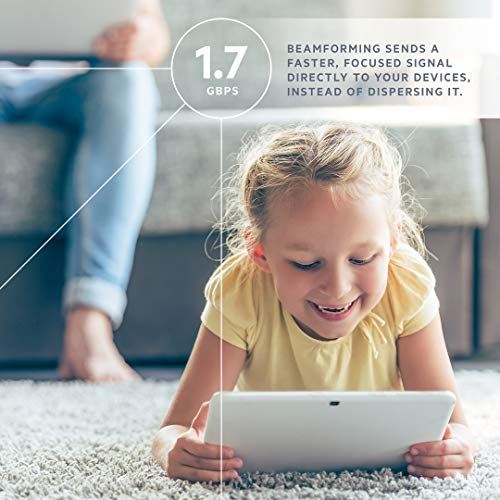 MU-MIMO Dual Band Wireless Gigabit WiFi Router, with Speeds up to 1.7 Gbps