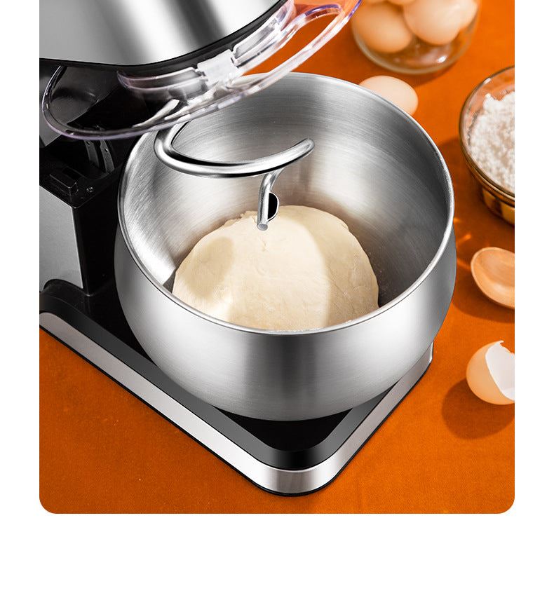 Dough Mixer Food Mixer Kneading Machine Home ELD Display High Power Multifunction Stainless Steel Bowl