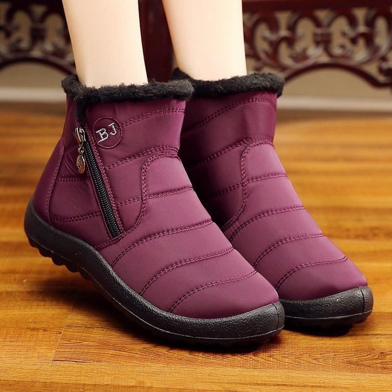 Women Snow Booties Casual Comfort Plus Size Shoes