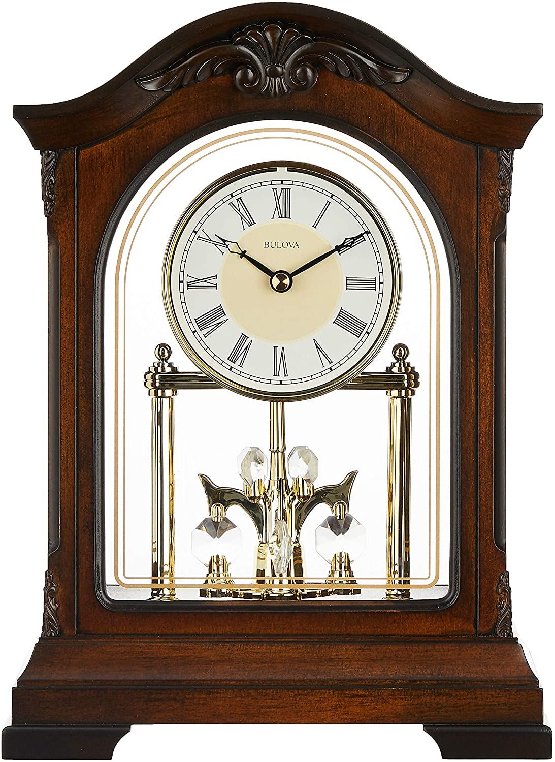 B1845 Durant Chiming Clock, Walnut