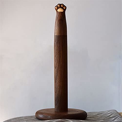Paper Towel Holder Wood Paper Towel Holder Creative Cat Paw Roll Dispenser Stand