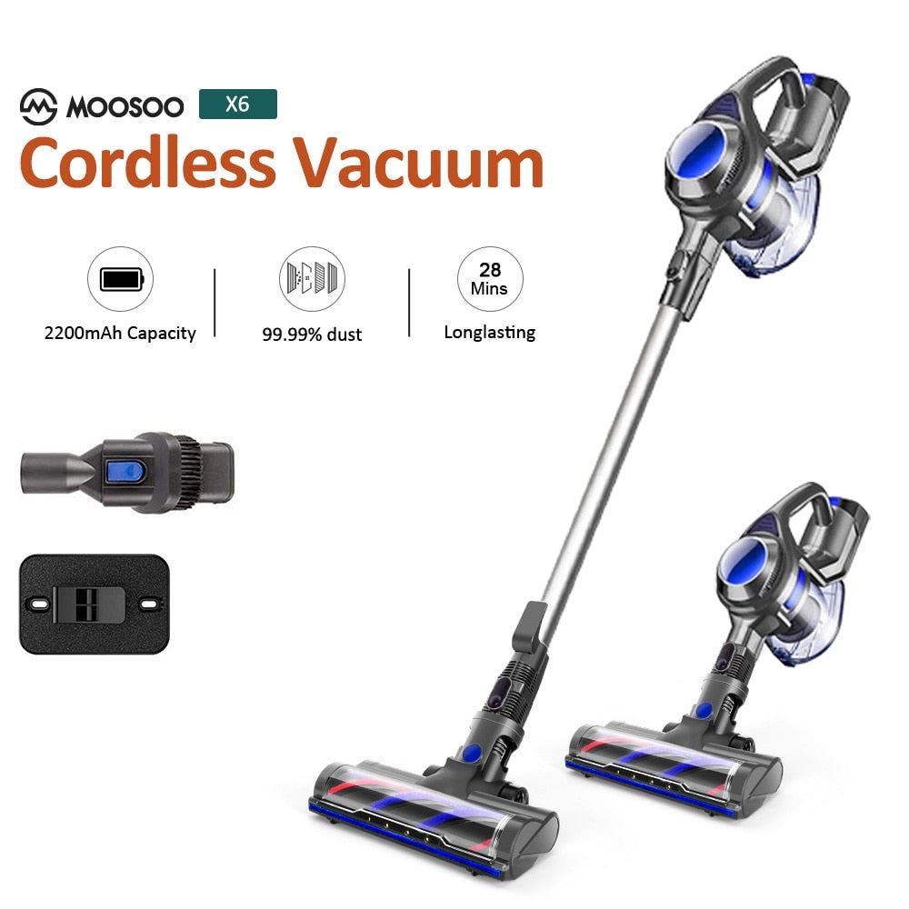 10KPa Suction 120W 4 in 1Cordless Stick Vacuum for Hard Floor Carpet