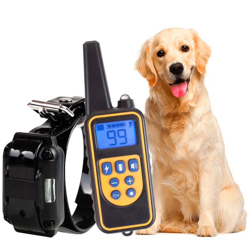 dog training collar,dog shock collar with 2600ft remote,waterproof rechargeable dog collar with vibration