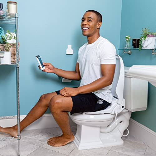 Bidet Heated Smart Toilet Seat with Unlimited Heated Water, Wireless Remote