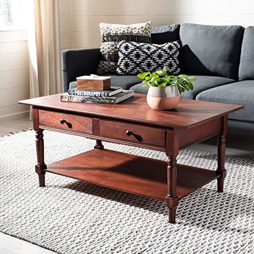 Safavieh American Collection Boris Dark Cherry Coffee Table for Homes