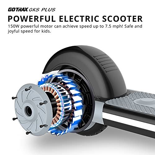 Max 7 Miles Range and 7.5mph Speed, 6′�?Wheel and Unique Led Light Design