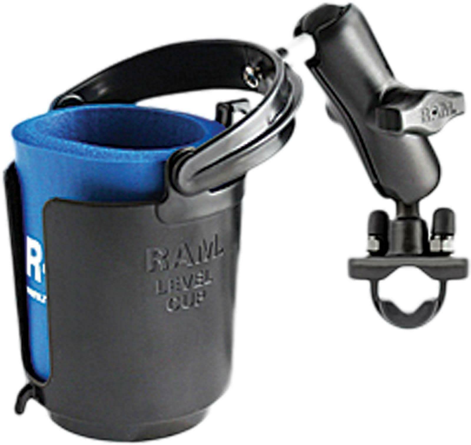 Ram - Self-Leveling Cup Holder Cozy w/Zinc Coated U-Bolt Base - RAM-B-132R