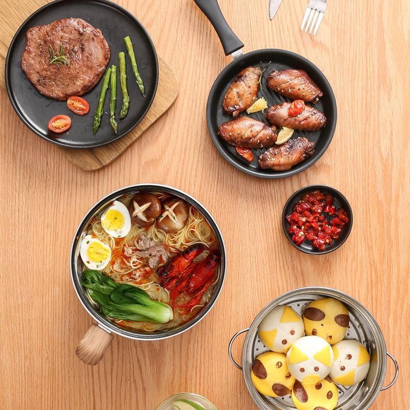 Electric Multicooker Hot Pot Skillet Fry Pan Steamer 110v220v Multifunction Cooking Appliance