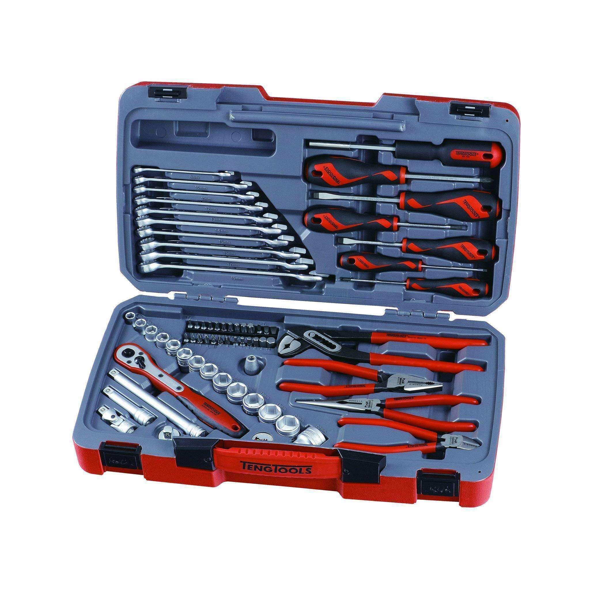 Teng Tools – 67 Piece 3/8 Inch Drive Metric Tool Set – TEN-O-T3867