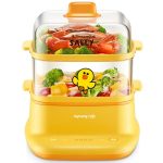 Electric Steamer 2 Layers Multifunction Food Steaming Cooking Pot Multi Cooker Breakfast Maker