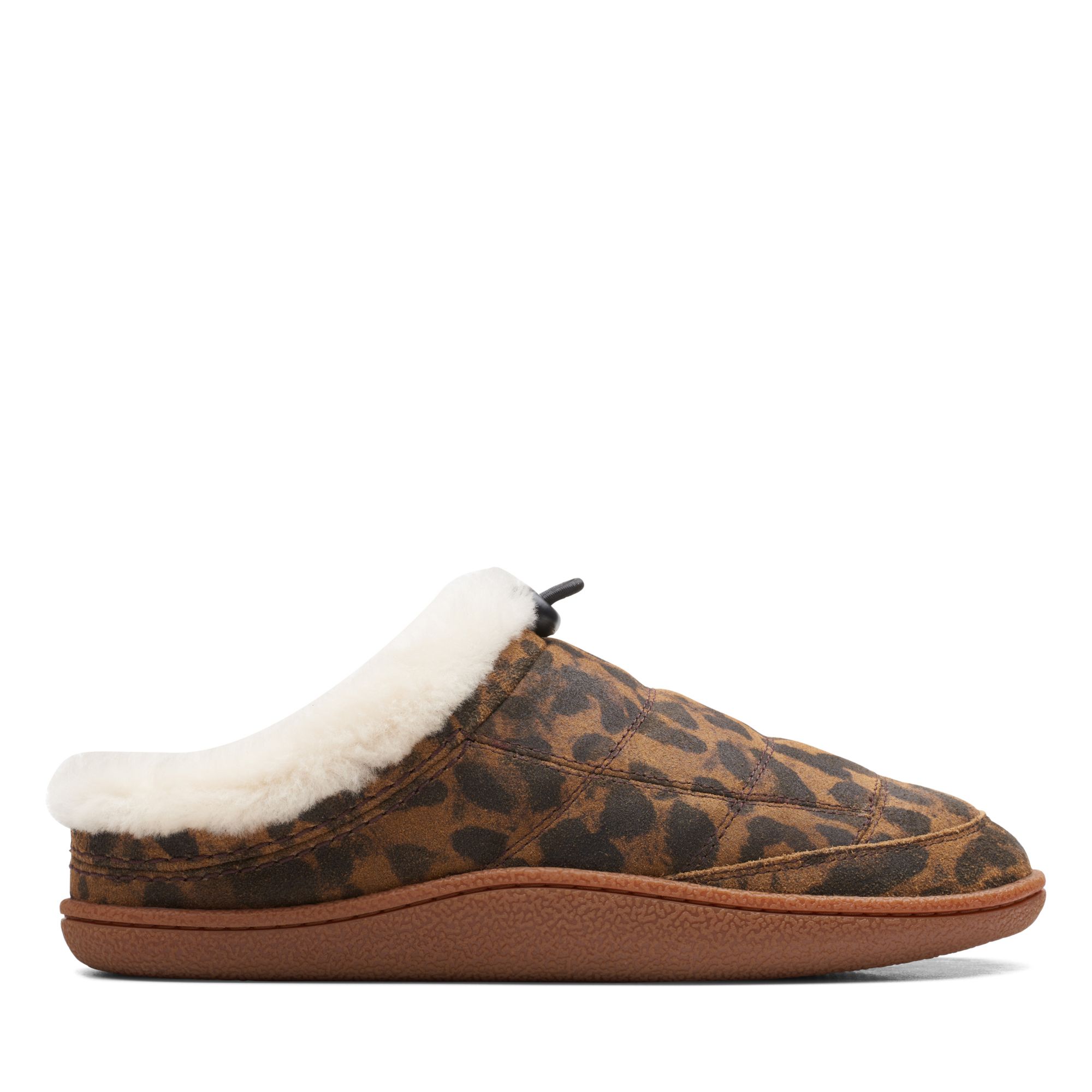 Women Pilton Mule Leopard Suede