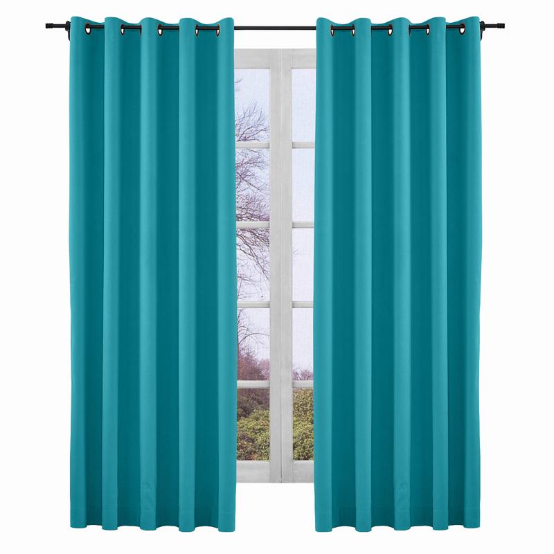 Yeffa Grommet Curtain Room Darkening Panel Blackout Lined