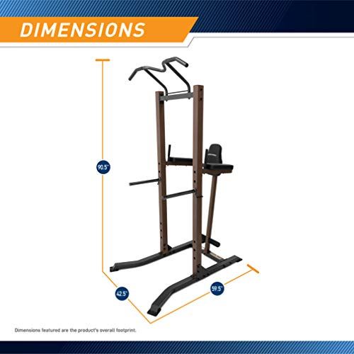 Steelbody Strength Training Power Tower Pull Up & Dip Station