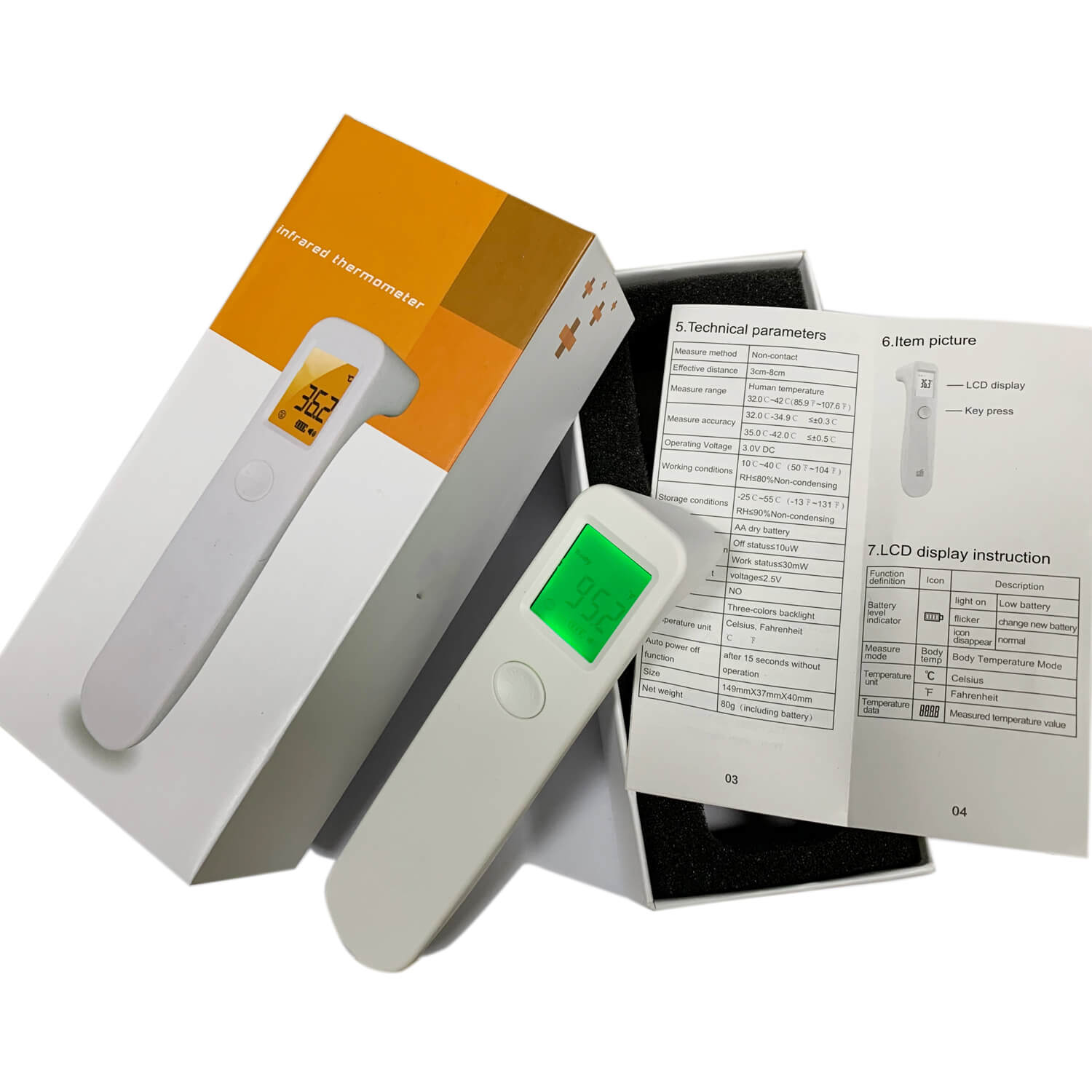 Touch Free Thermometer Family Easy Use