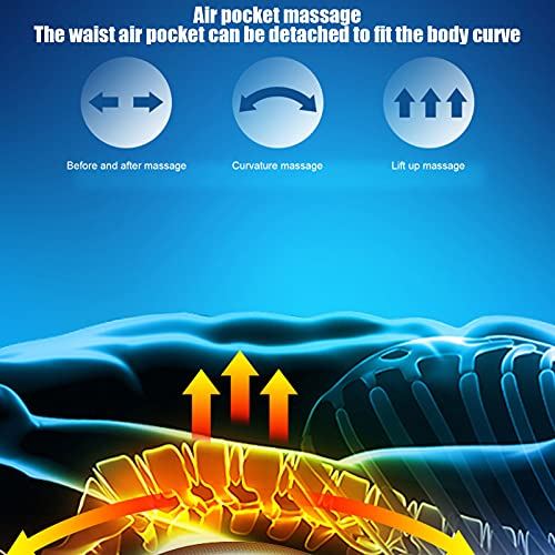 Vibration Full Body Heating Massage Mat w/ 9 Modes and Waist Warm Compress