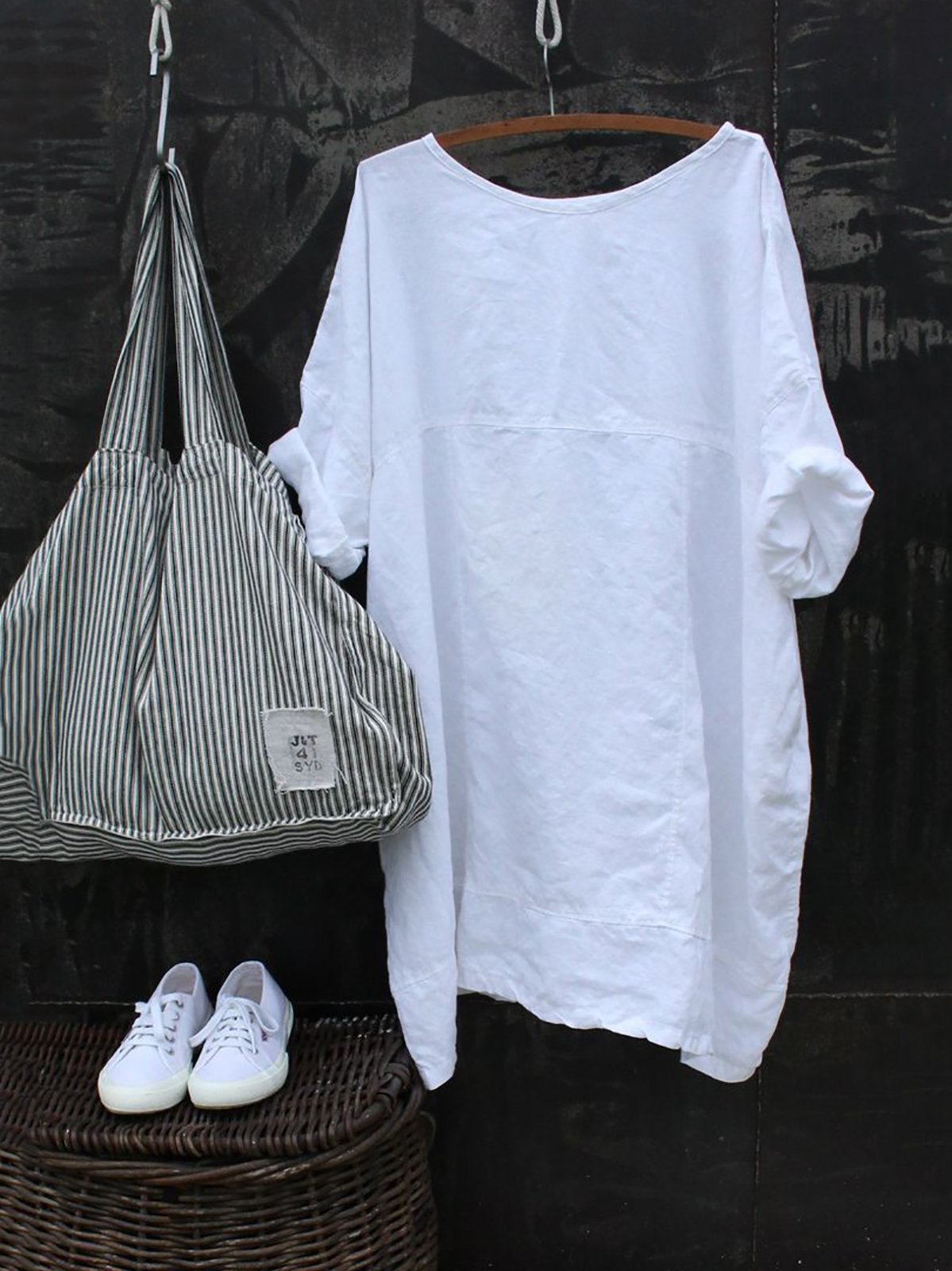 Cotton Half Sleeve Solid Casual Tops