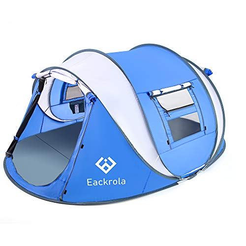 Pop Up Tent for Camping, 2-3 Person (Adult) / 4-5 Kids Family Tent, Easy Set up