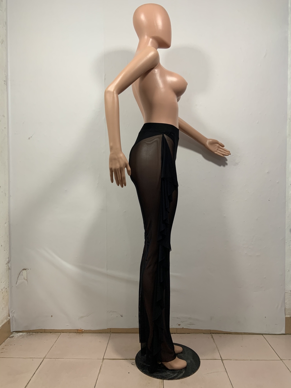 Sexy See Through Ruffles Party Pants