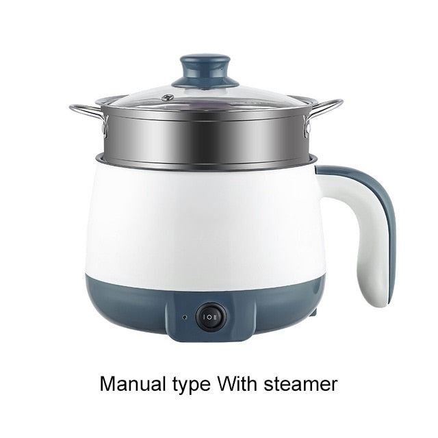 Multicooker Electric Cooking Pot 1-2 People Small Rice Cooker Household Hot Pot Electric Steamer Non-stick